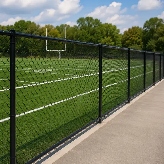 Football Field Chain Link Fencing
